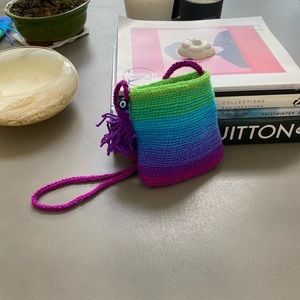 Brand New Handmade Crochet Phone holder lanyard crossbody